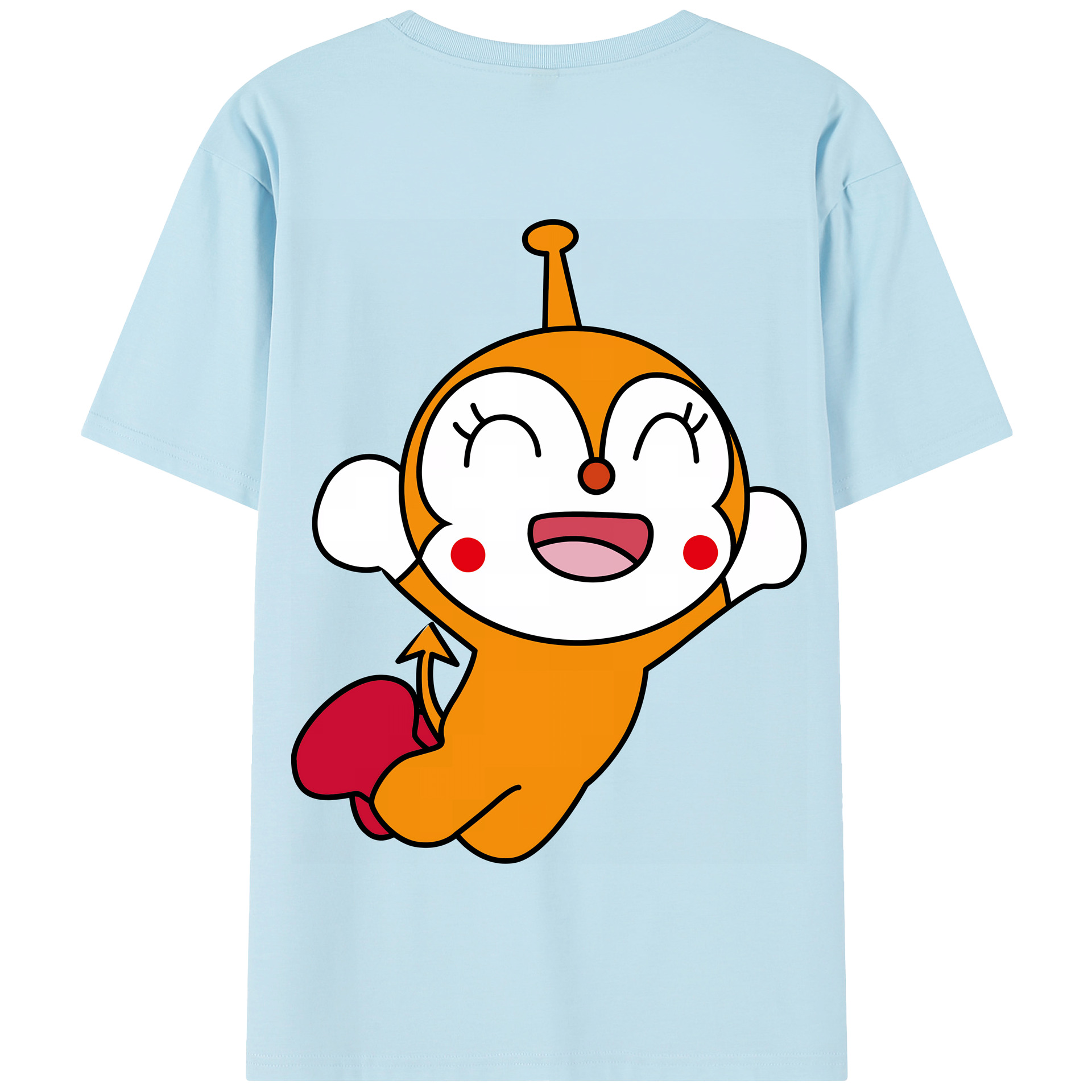 （画像用） アンパンマン Anpanman 綿100％半袖Tシャツ（背面プリント）